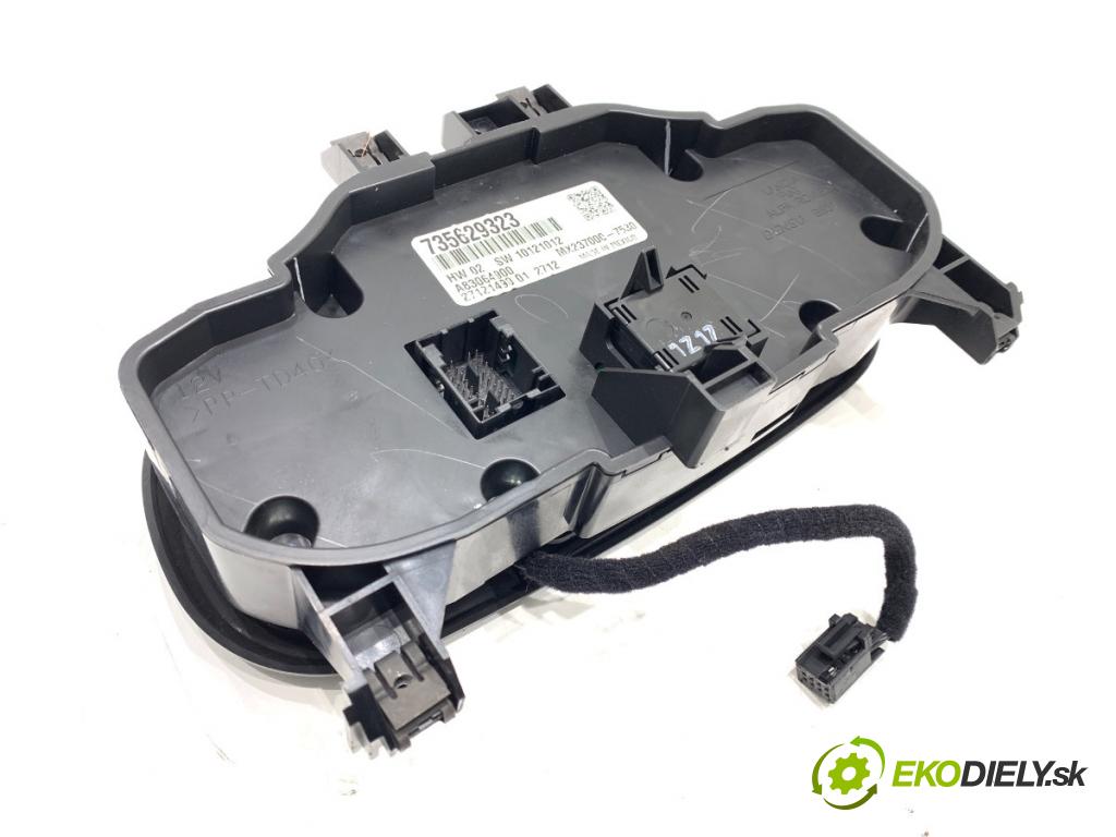 FIAT 500 liftback 2023 51 kW 1.0 Mild Hybrid (312.AYD1B) 999 Panel ovládania kúrenia 735629323 (Prepínacie páčky pod volantom)