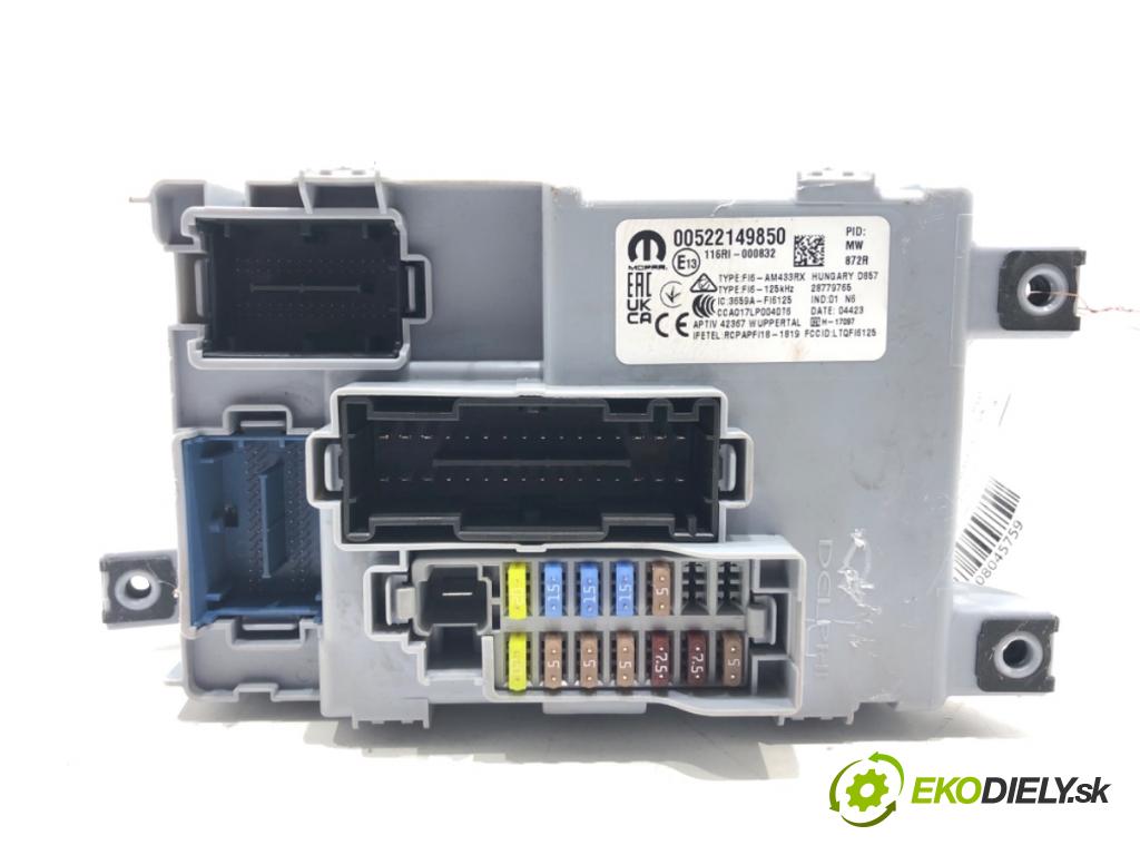 FIAT 500 liftback 2023 51 kW 1.0 Mild Hybrid (312.AYD1B) 999 modul BSI 00522149850 (Pojistková skříňka)