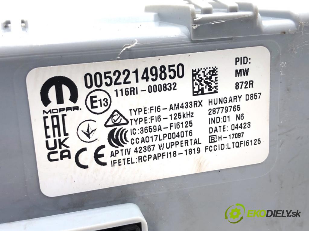 FIAT 500 liftback 2023 51 kW 1.0 Mild Hybrid (312.AYD1B) 999 modul BSI 00522149850 (Pojistková skříňka)