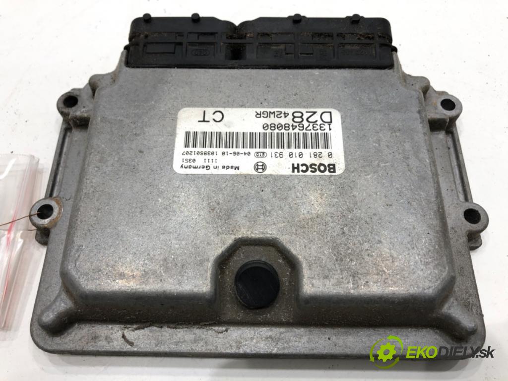 CITROEN JUMPER II Platforma / podwozie 2004 94 kW 2.8 HDi 2798 riadiaca jednotka Motor 0281010931 (Riadiaca jednotka)