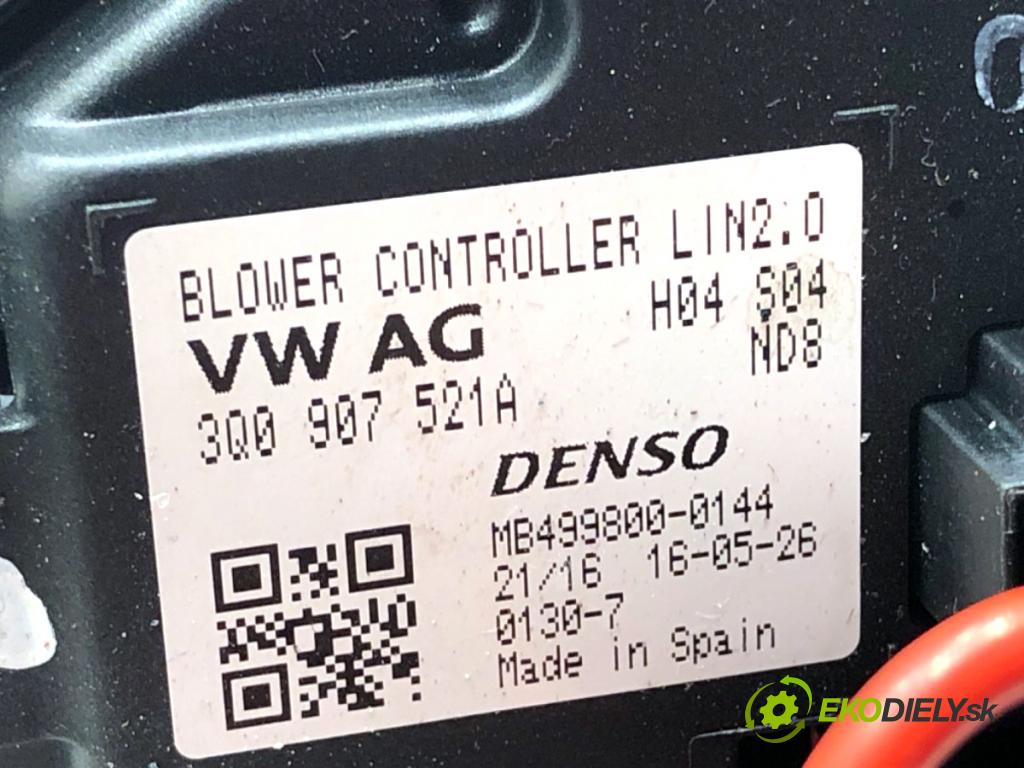 VW PASSAT B8 Kombi 2016 140 kW 2.0 TDI 1968 ventilátor kúrenia 3Q1819021A