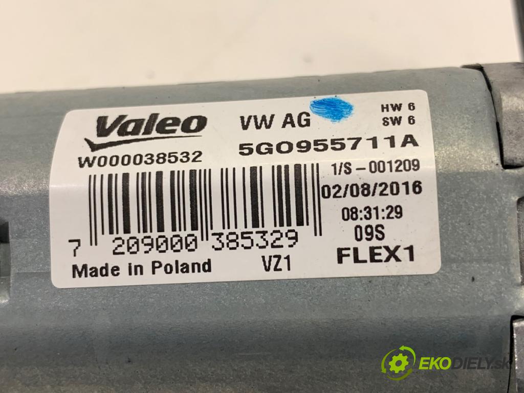 VW PASSAT B8 Kombi 2016 140 kW 2.0 TDI 1968 Motor stieračov zad 5G0955711A