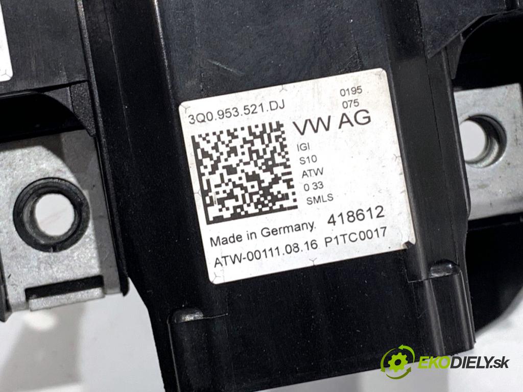 VW PASSAT B8 Kombi 2016 140 kW 2.0 TDI 1968 Prepínač kombinovaný 5Q0953502M (Prepínacie páčky pod volantom)