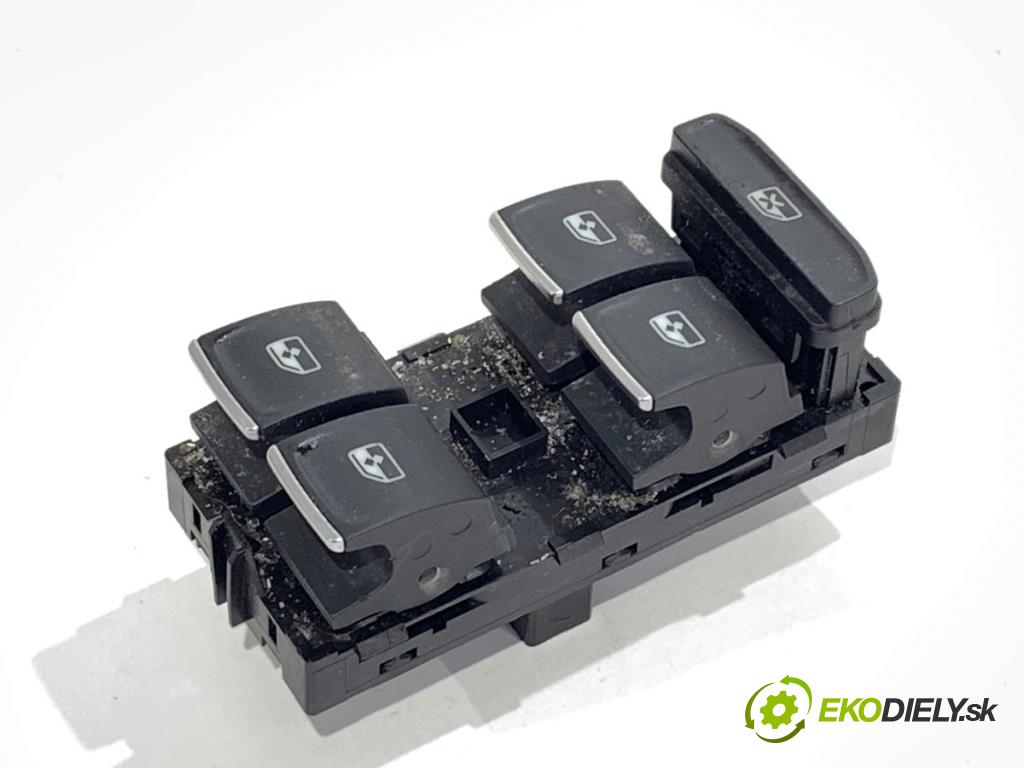 VW PASSAT B8 Kombi 2016 140 kW 2.0 TDI 1968 Prepínač okien 5G0959857E (Prepínacie páčky pod volantom)