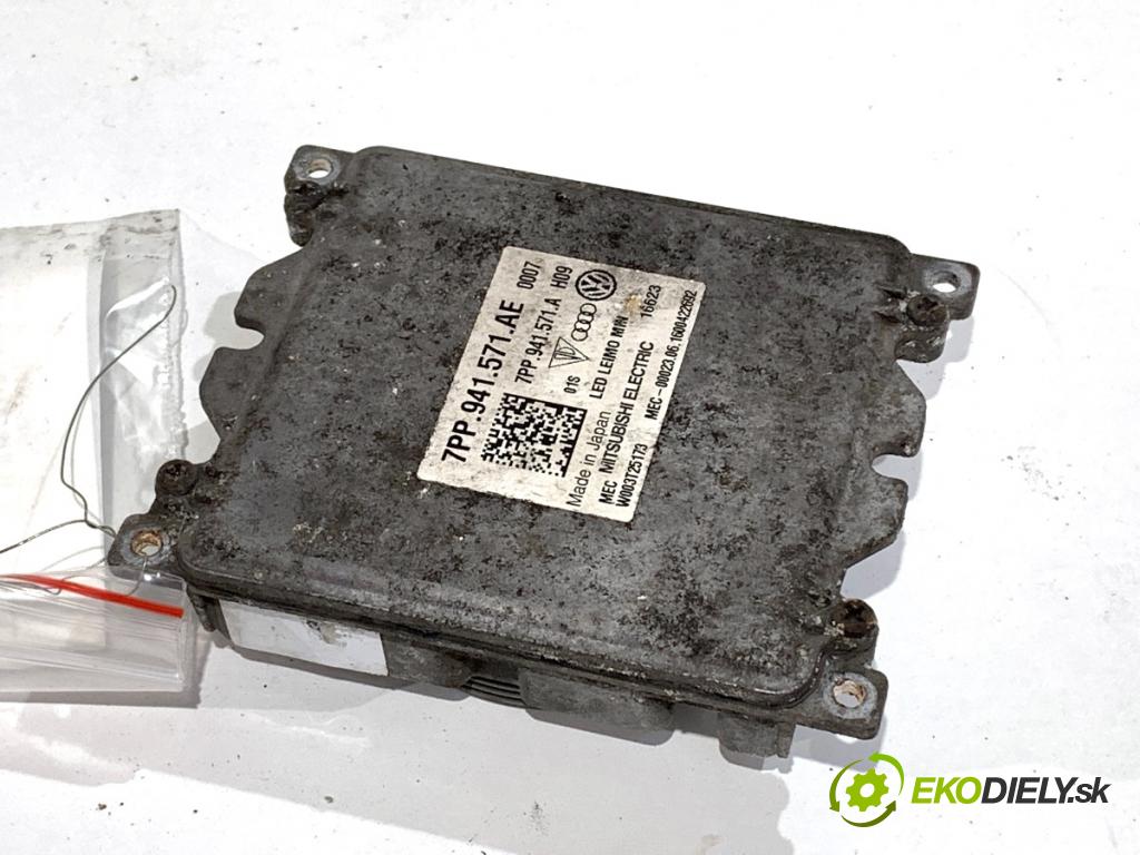 VW PASSAT B8 Kombi 2016 140 kW 2.0 TDI 1968 Menič XENON 7PP941571AE (Riadiaca jednotka xenónu)