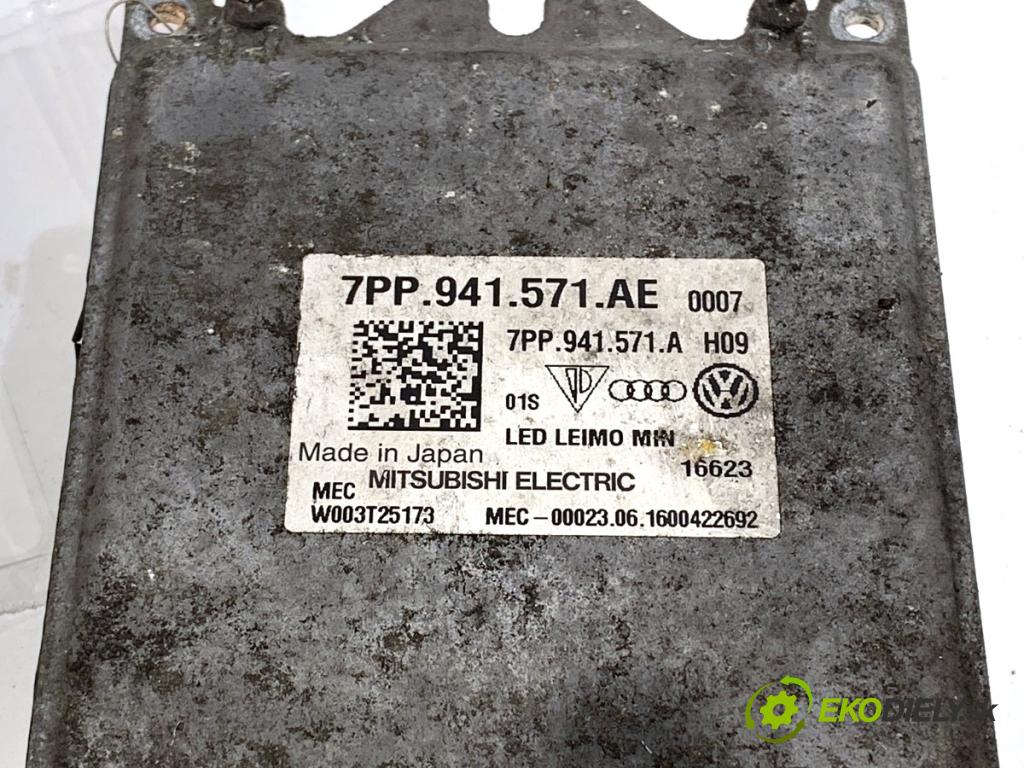 VW PASSAT B8 Kombi 2016 140 kW 2.0 TDI 1968 Menič XENON 7PP941571AE (Riadiaca jednotka xenónu)