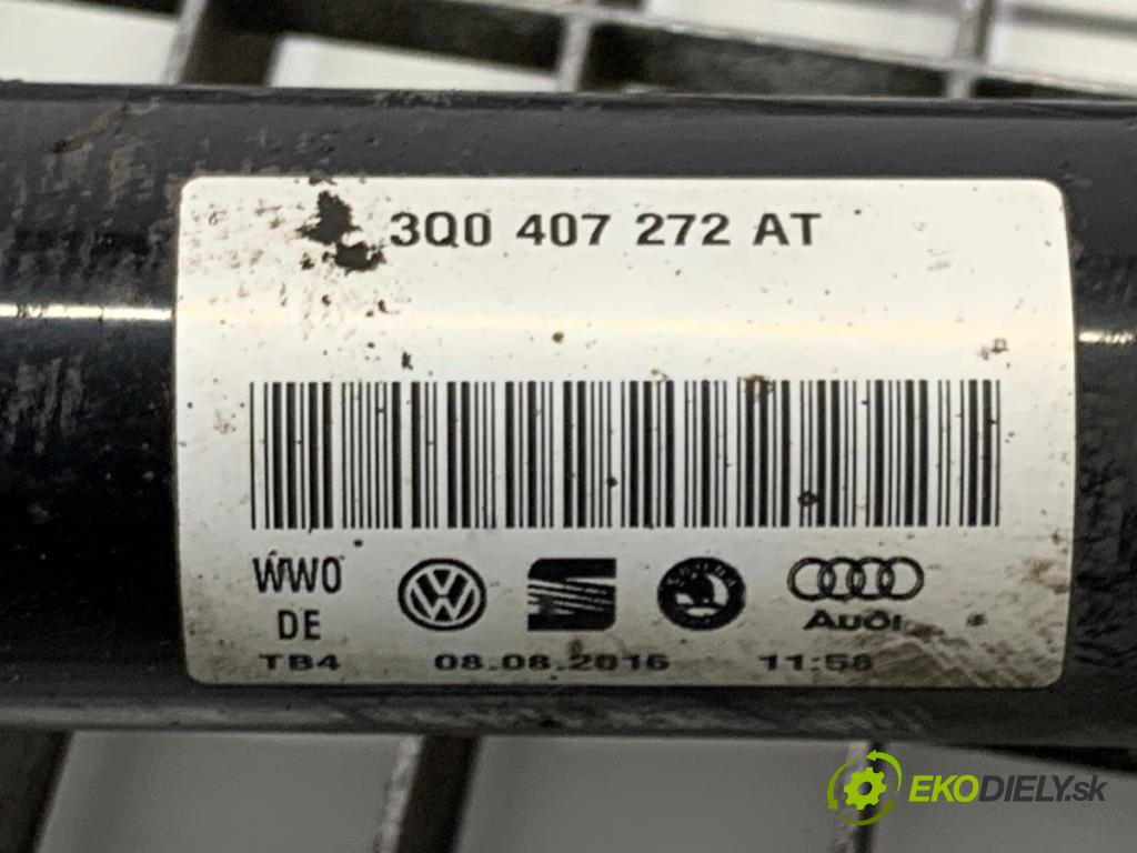 VW PASSAT B8 Kombi 2016 140 kW 2.0 TDI 1968 Poloos pravy predný 3Q0407272AT