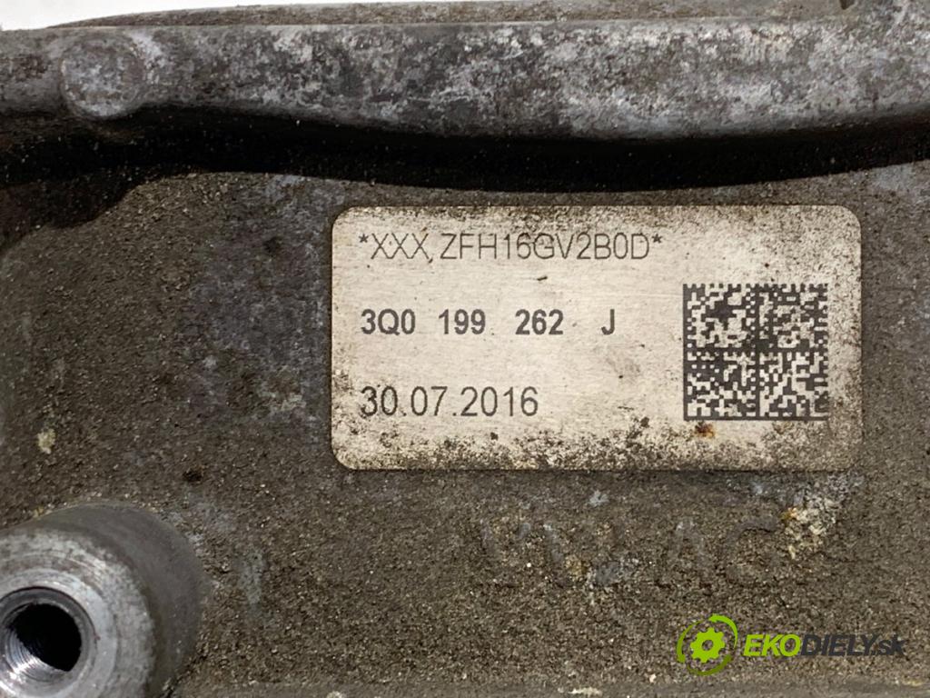 VW PASSAT B8 Kombi 2016 140 kW 2.0 TDI 1968 AirBag Motor ľavy 3Q0199262J