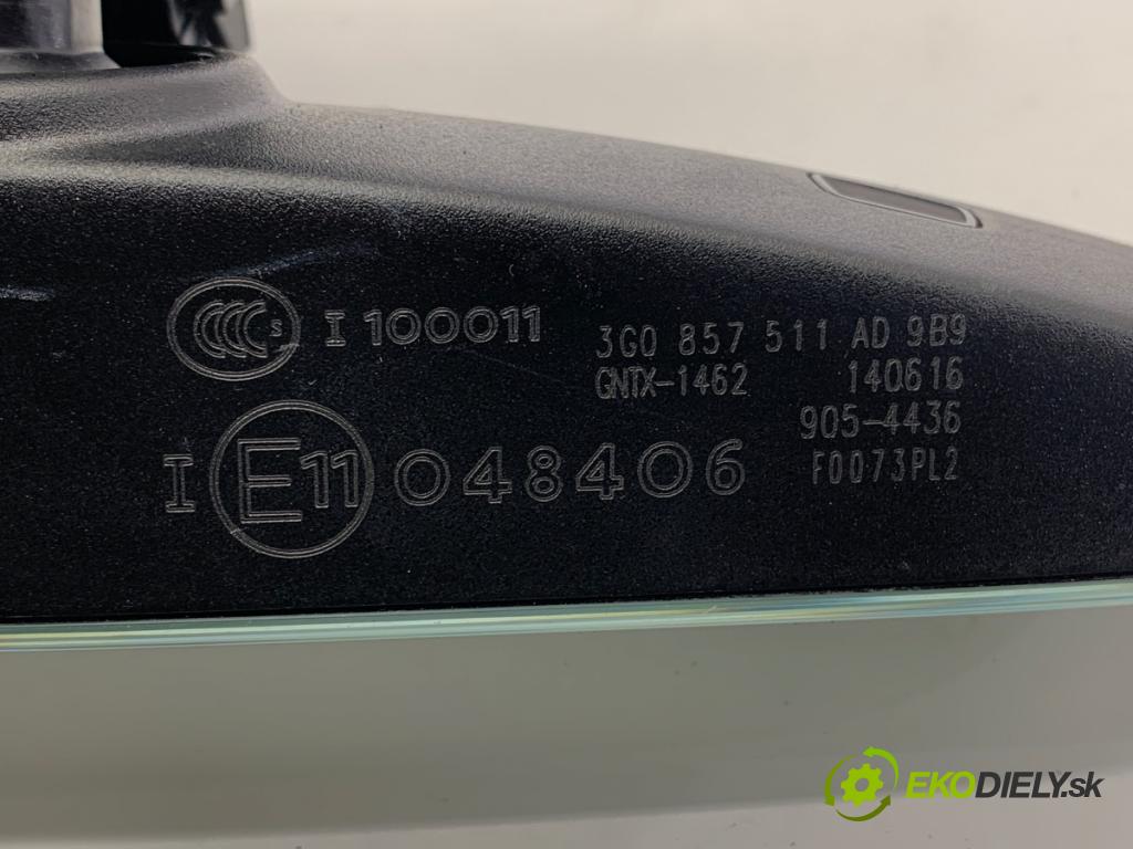 VW PASSAT B8 Kombi 2016 140 kW 2.0 TDI 1968 Spätné zrkadlo vnútorné 3G0857511AD (Spätné zrkadlo vnútorné)