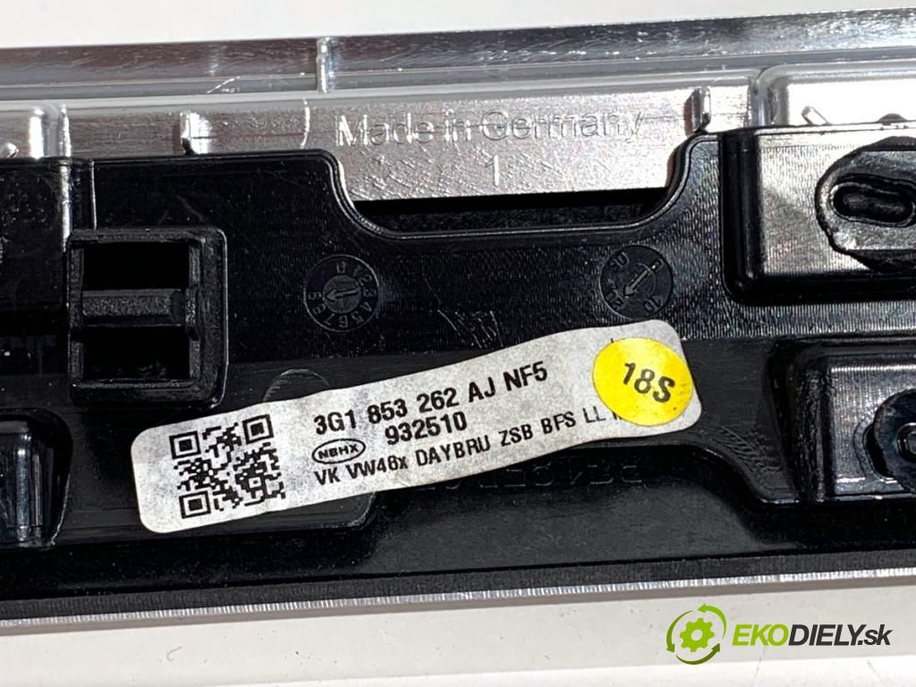 VW PASSAT B8 Kombi 2016 140 kW 2.0 TDI 1968 lišty kryt 3G1853262AJ (Lišta)