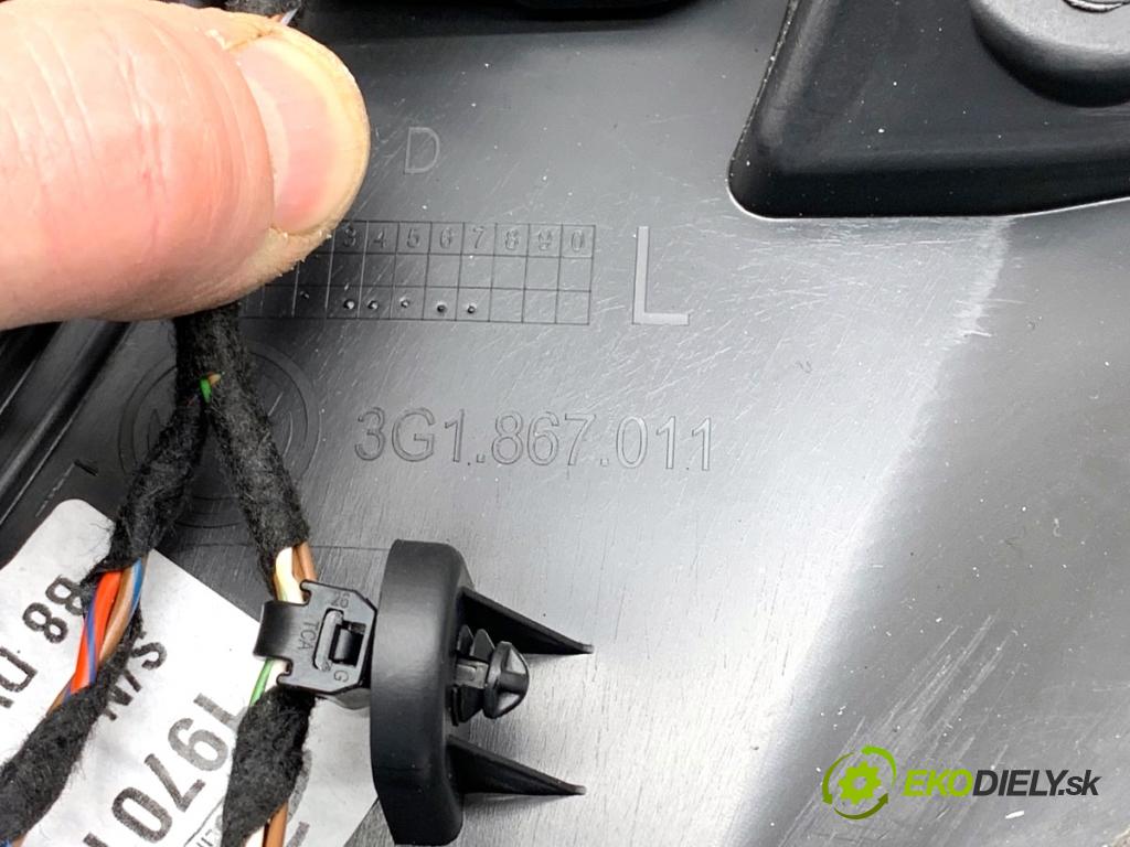 VW PASSAT B8 Kombi 2016 140 kW 2.0 TDI 1968 ča dveře levý přední část 3G1867011
