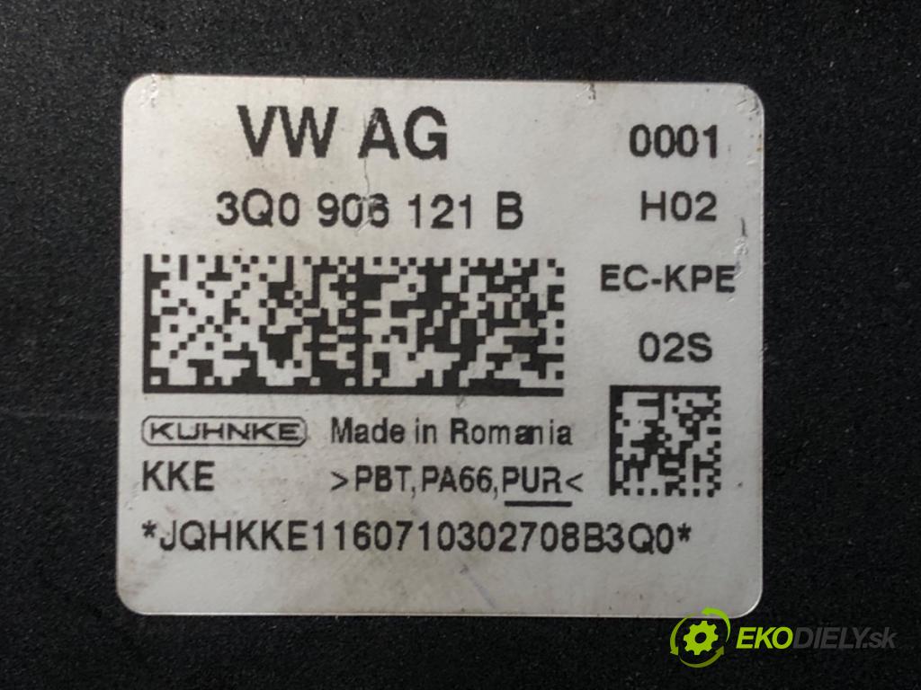 VW PASSAT B8 Kombi 2016 140 kW 2.0 TDI 1968 modul pumpy paliva 3Q0906121B