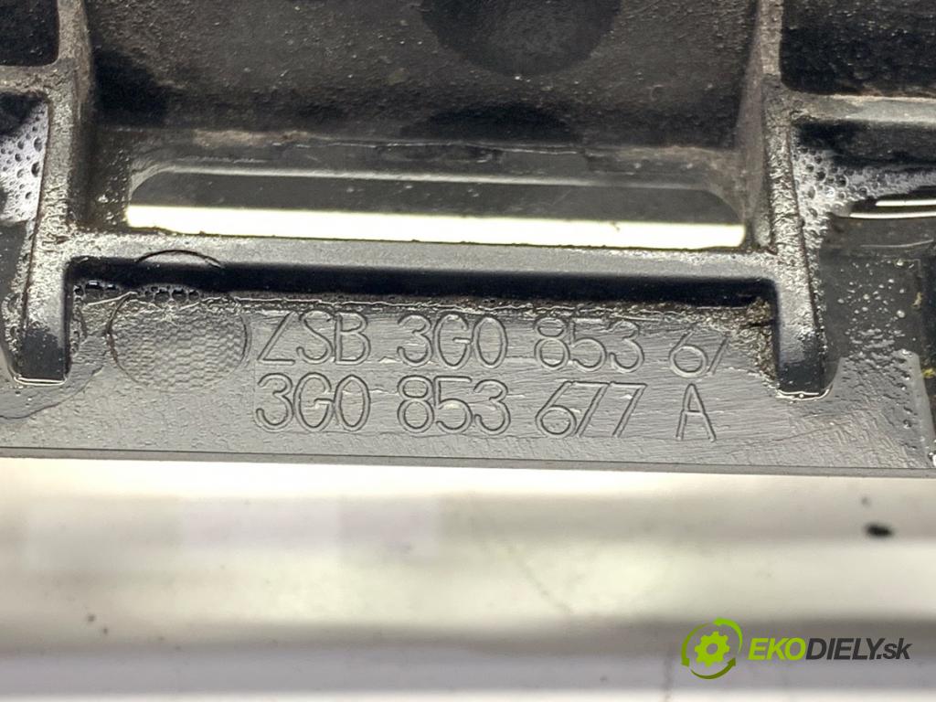 VW PASSAT B8 Kombi 2016 140 kW 2.0 TDI 1968 mří nárazníka přední část střední 3G0853677A
