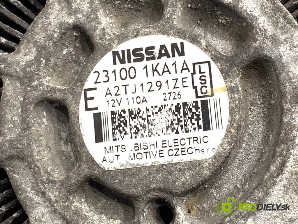 NISSAN JUKE F15 SUV 2012 86 kW 1.6 1598 Alternátor 231001KA1A (Alternátor)