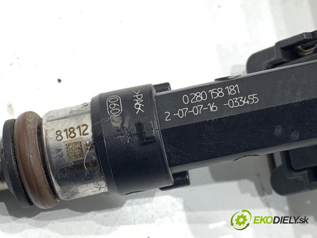 OPEL CORSA E liftback 2016 66 kW 1.4 (08, 68) 1398 Lišta vstrekovacia 0280158181 (Vstrekovacia lišta)