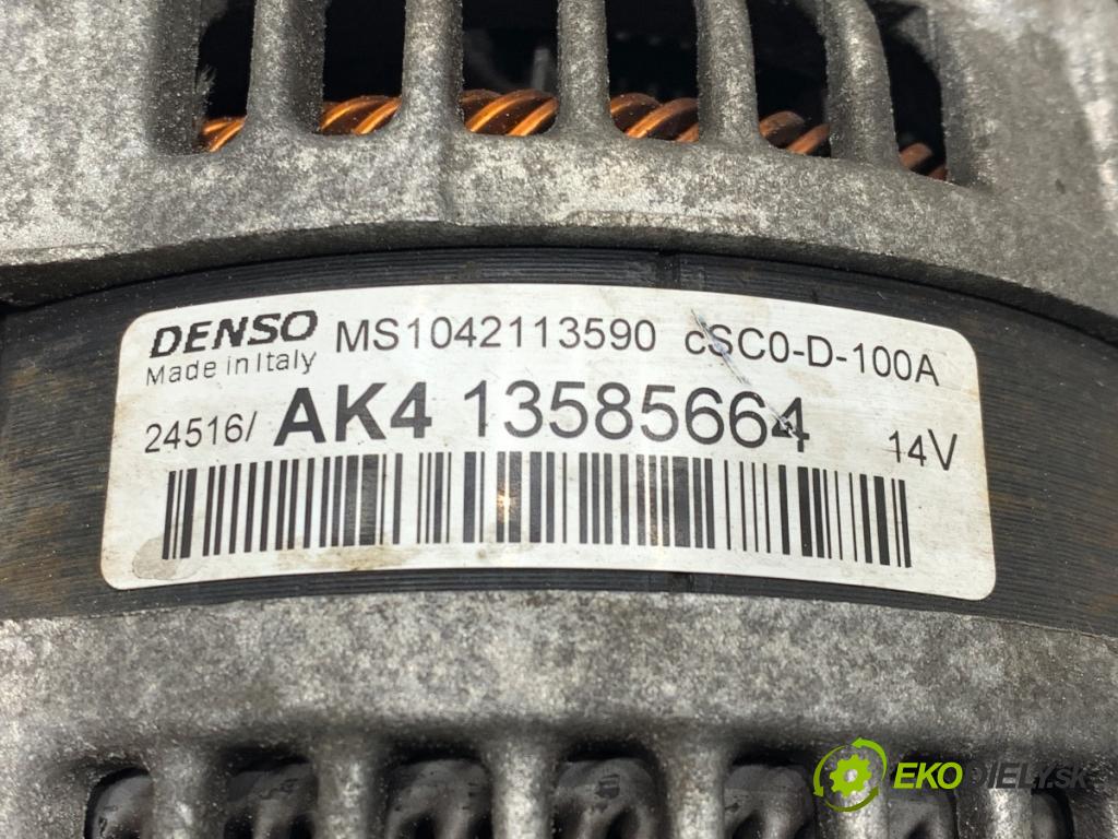 OPEL CORSA E liftback 2016 66 kW 1.4 (08, 68) 1398 Alternátor 13585664 (Alternátor)