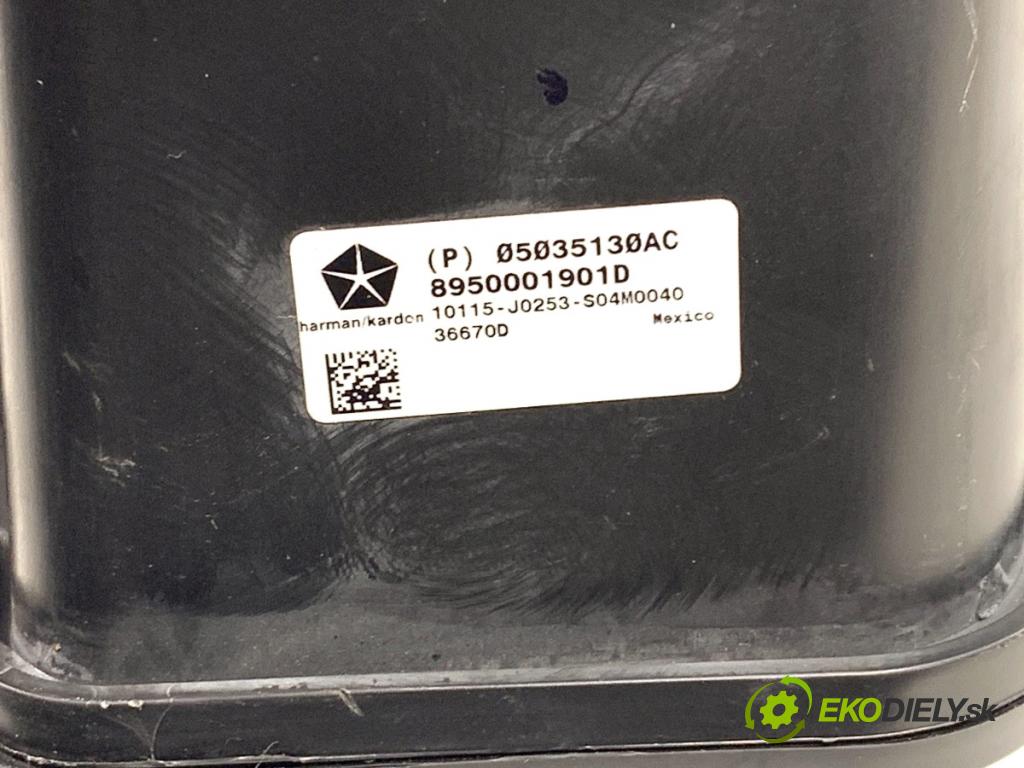 JEEP GRAND CHEROKEE WK SUV 2015 184 kW 3.0 CRD V6 4x4 2987 subwoofer 05035130AC (Audio zariadenie)