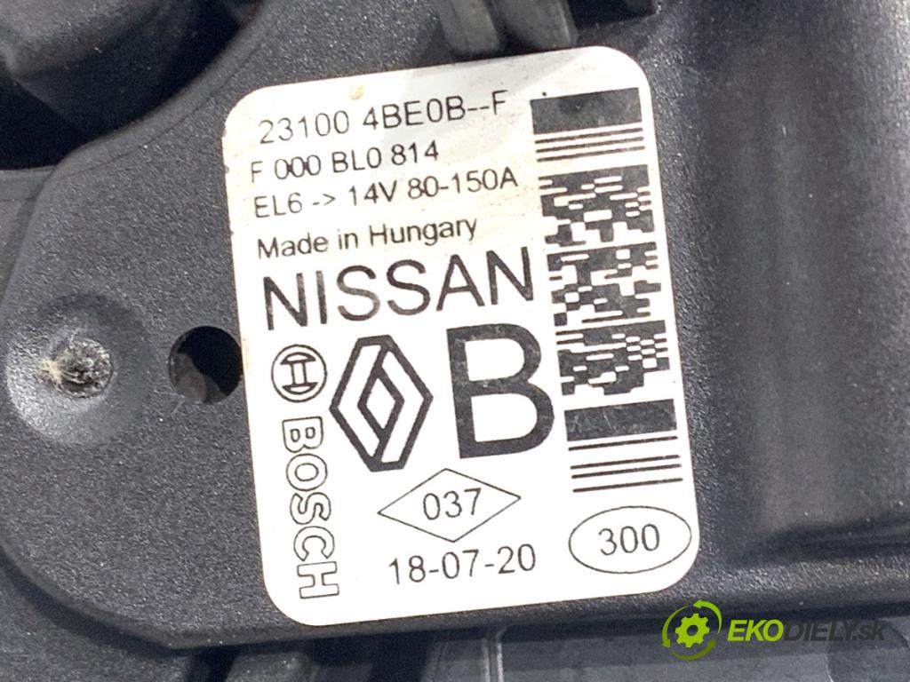 RENAULT GRAND SCENIC IV nadwozie wielkoprzestrzenne (MPV) 2018 103 kW 1.3 TCe 140 1332 Alternátor 231004BE0BF (Alternátor)