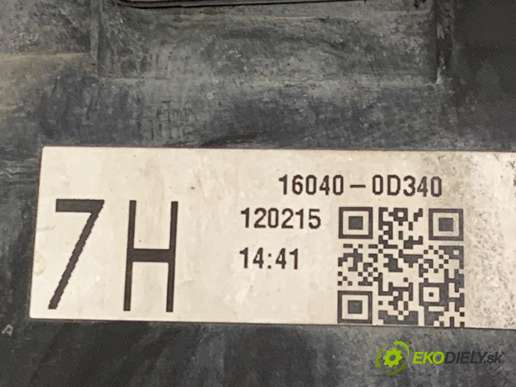 TOYOTA AVENSIS T27 sedan 2012 108 kW 1.8 (ZRT271_) 1798 Ventilátor chladiča 16040-0D340 (Ventilátor)