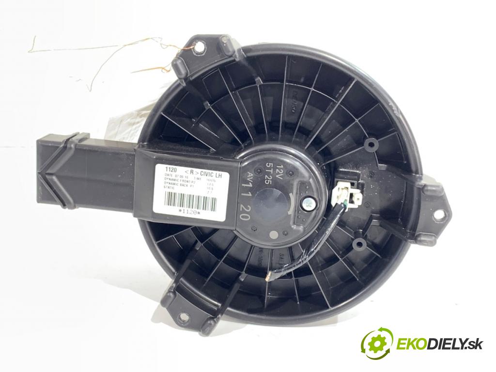 HONDA CIVIC IX liftback 2016 73 kW 1.4 i-VTEC (FK1) 1339 ventilátor kúrenia
