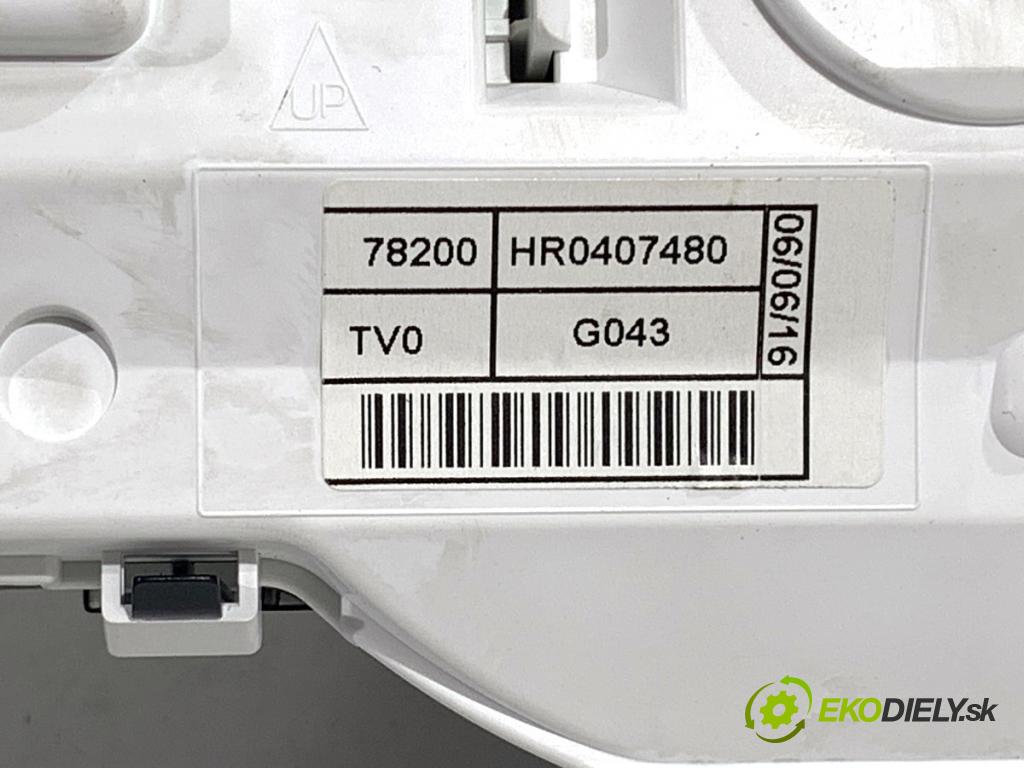 HONDA CIVIC IX liftback 2016 73 kW 1.4 i-VTEC (FK1) 1339 Prístrojovka HR0407480 (Prístrojová doska)