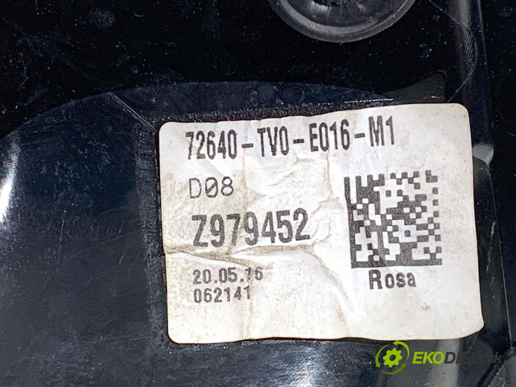 HONDA CIVIC IX liftback 2016 73 kW 1.4 i-VTEC (FK1) 1339 Kľučka vonkajšia pravy zad 72640-TV0-E016-M1