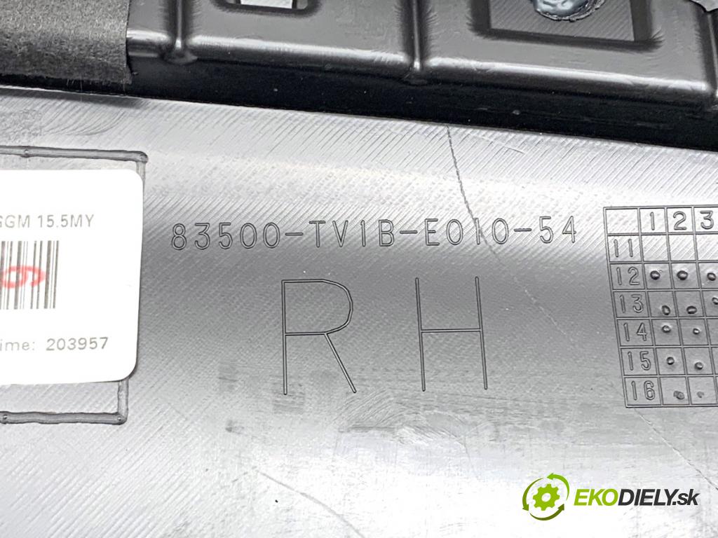 HONDA CIVIC IX liftback 2016 73 kW 1.4 i-VTEC (FK1) 1339 ča dveře pravý přední část