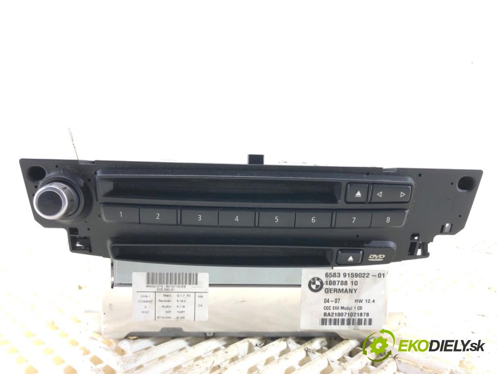 BMW E61 Kombi 2007 120 kW 520 d 1995 RADIO čítač navigácie 9159022