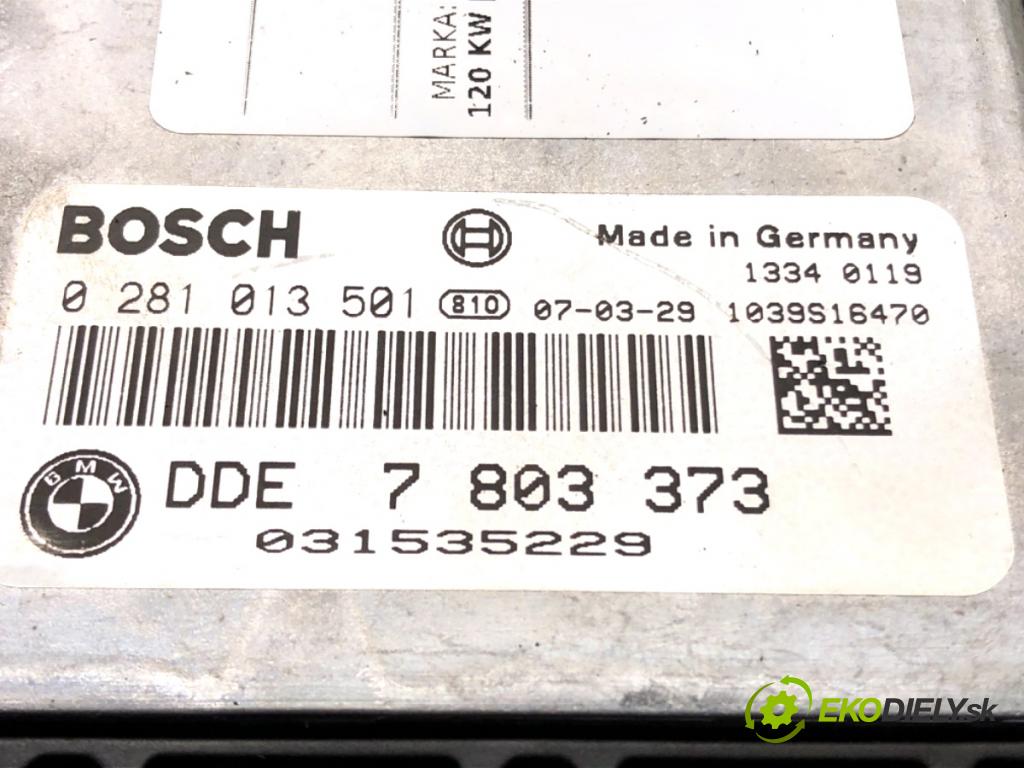 BMW E61 Kombi 2007 120 kW 520 d 1995 řídící jednotka motora 7803373 (Řídicí jednotka)