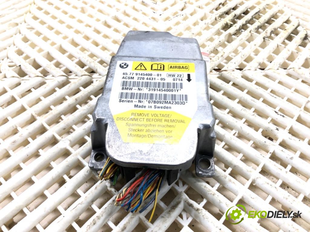 BMW E61 Kombi 2007 120 kW 520 d 1995 senzor airbag 9145400 (Snímač)