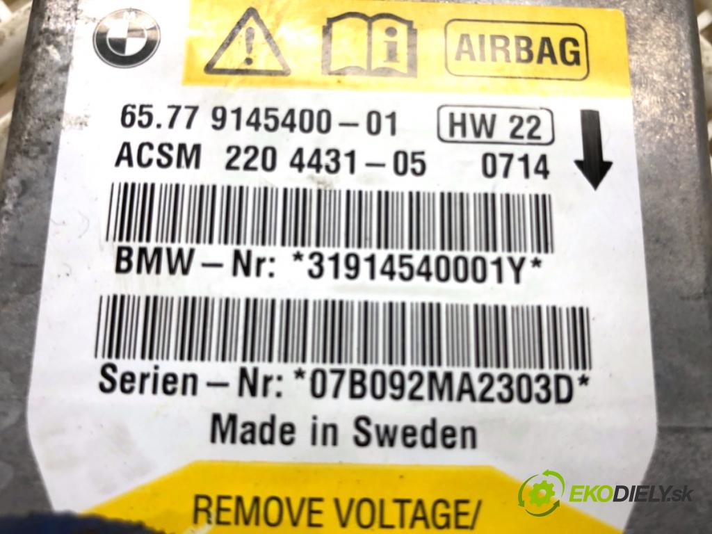 BMW E61 Kombi 2007 120 kW 520 d 1995 senzor airbag 9145400 (Snímač)