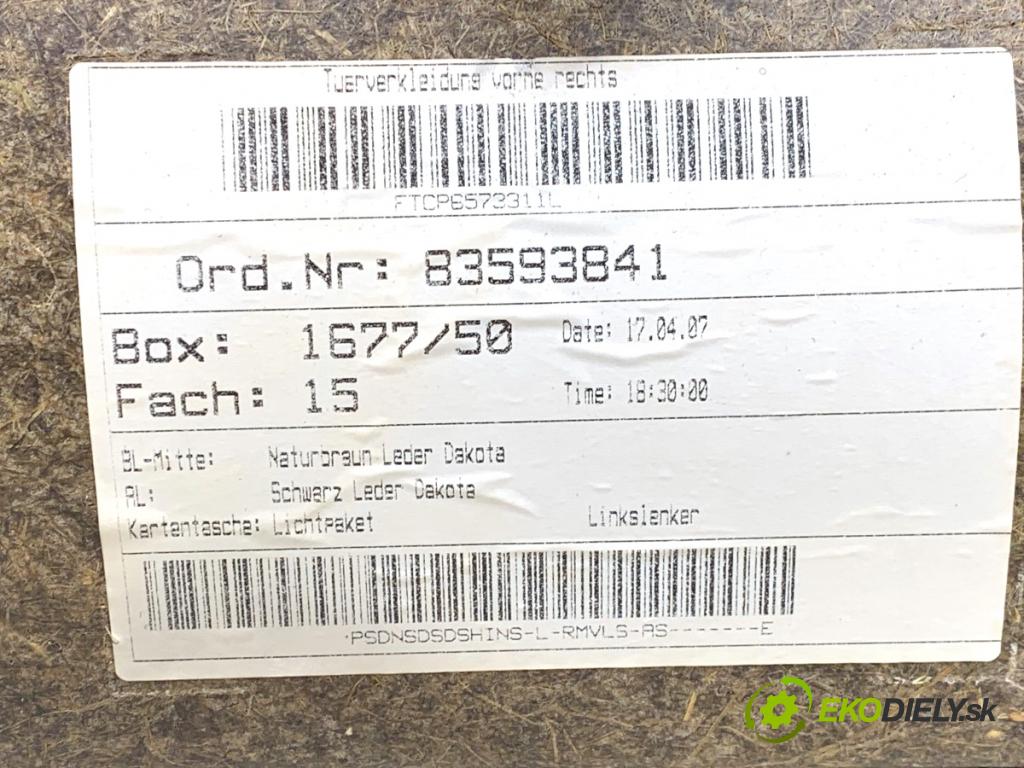 BMW E61 Kombi 2007 120 kW 520 d 1995 ča dveře pravý přední část