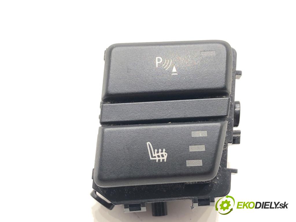 BMW E61 Kombi 2007 120 kW 520 d 1995 Prepínač ohrievania, vyhrievania sedačky 9140333 (Prepínacie páčky pod volantom)
