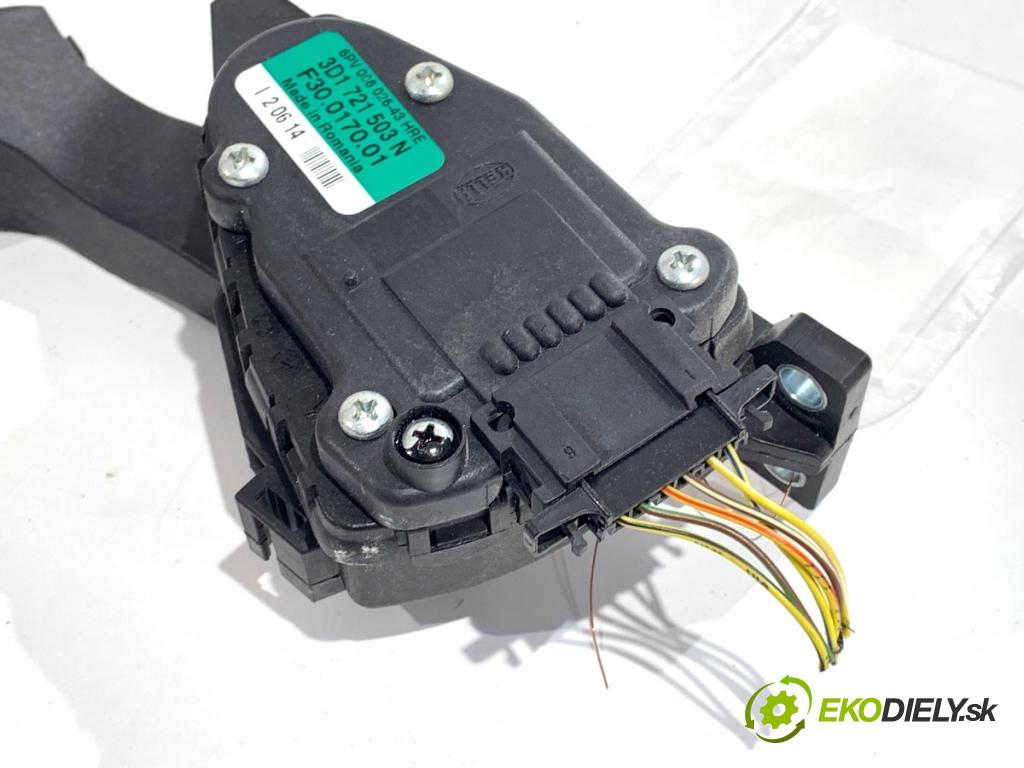 VW PHAETON sedan 2014 176 kW 3.0 V6 TDI 4motion 2967 Potenciometer plynu 3D1721503N (Potenciometer plynového pedálu)