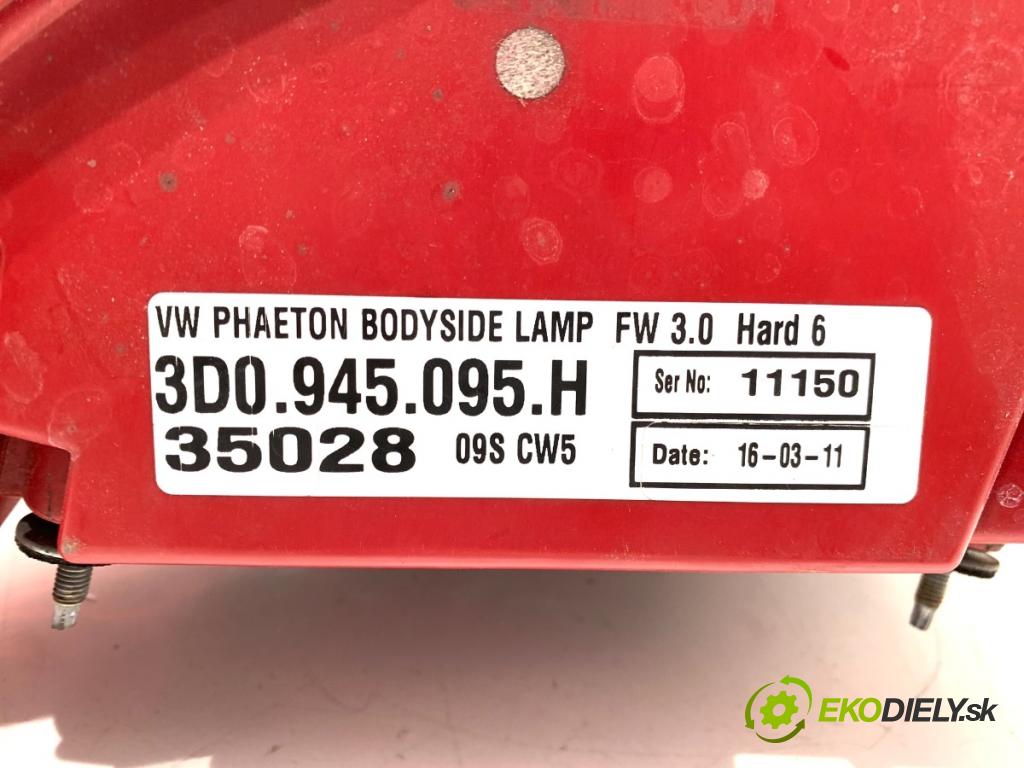 VW PHAETON sedan 2014 176 kW 3.0 V6 TDI 4motion 2967 světlo levý zadní část 3D0945095H