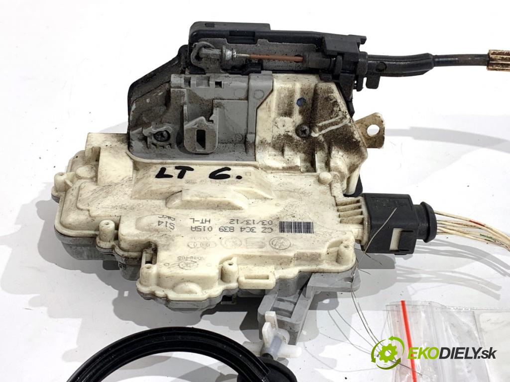 VW PASSAT B7 Kombi 2012 103 kW 2.0 TDI 1968 zámok dveře levý zadní část 3C4839015A