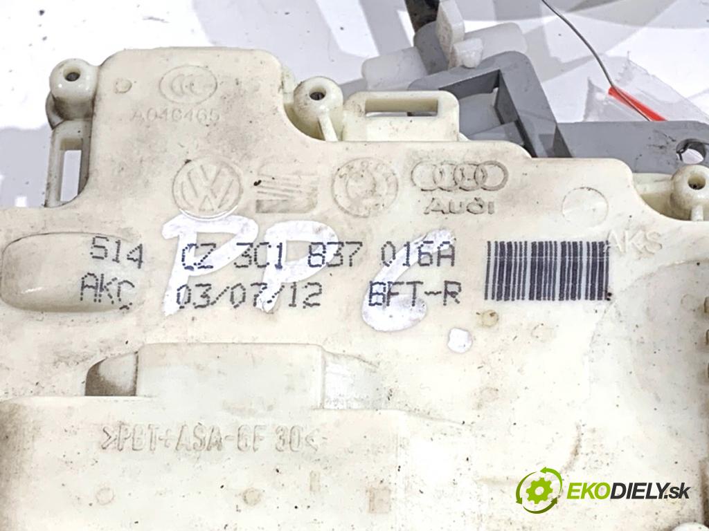 VW PASSAT B7 Kombi 2012 103 kW 2.0 TDI 1968 zámok dveře pravý přední část 3C1837016A