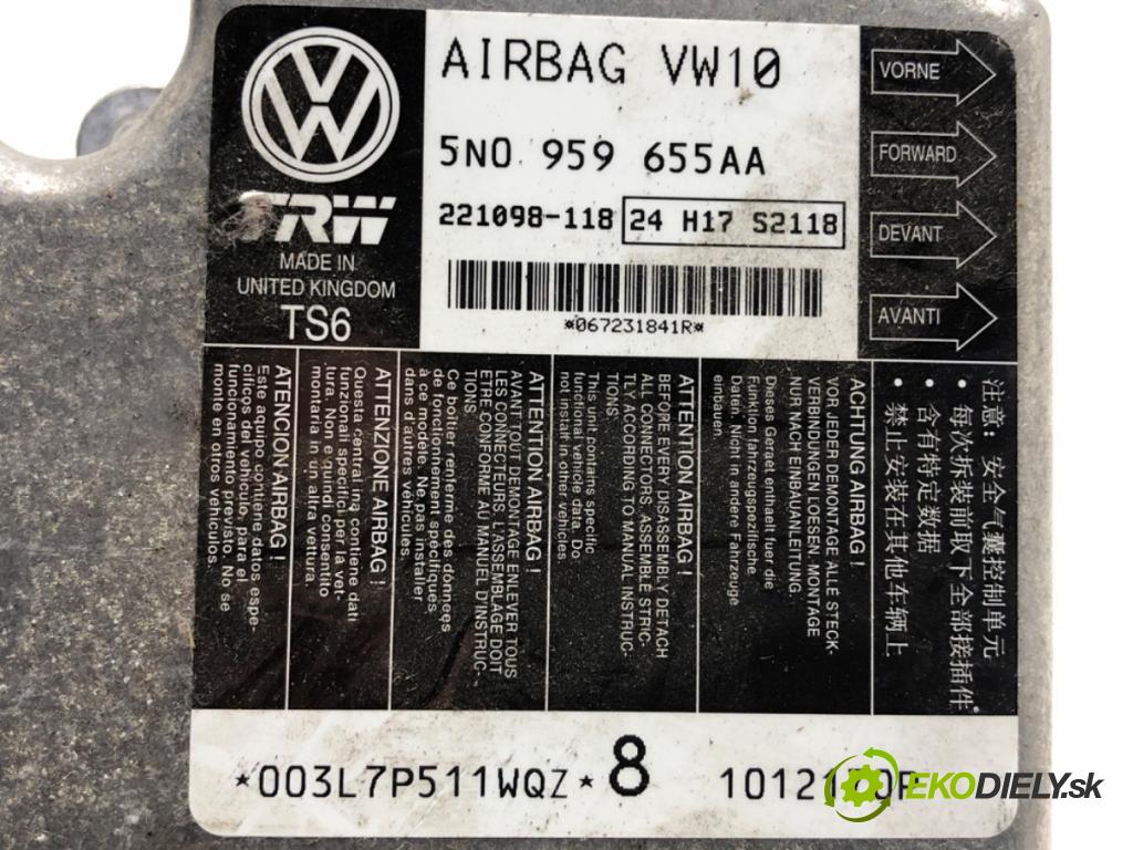 VW PASSAT B7 Kombi 2012 103 kW 2.0 TDI 1968 senzor airbag 5N0959655AA (Snímač)