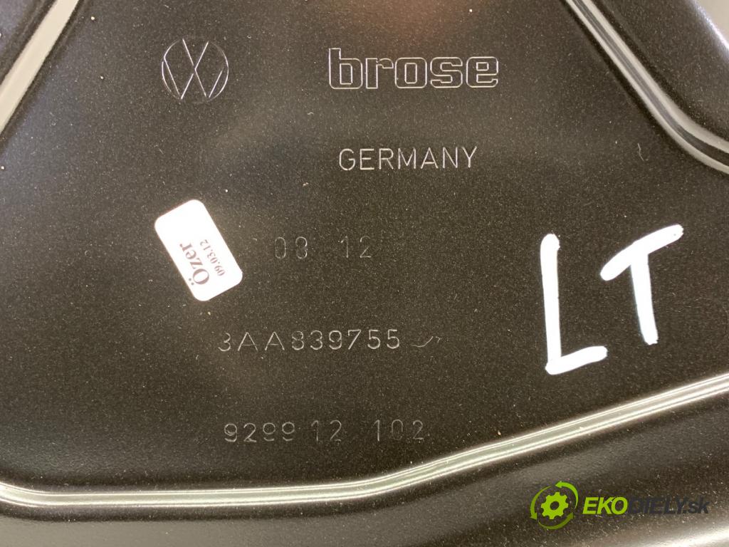 VW PASSAT B7 Kombi 2012 103 kW 2.0 TDI 1968 mechanismus okna levý zadní část 3AA839755