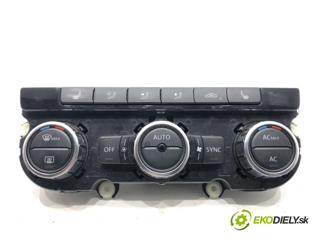 VW PASSAT B7 Kombi 2012 103 kW 2.0 TDI 1968 Panel ovládania kúrenia 3AA907044C (Prepínacie páčky pod volantom)