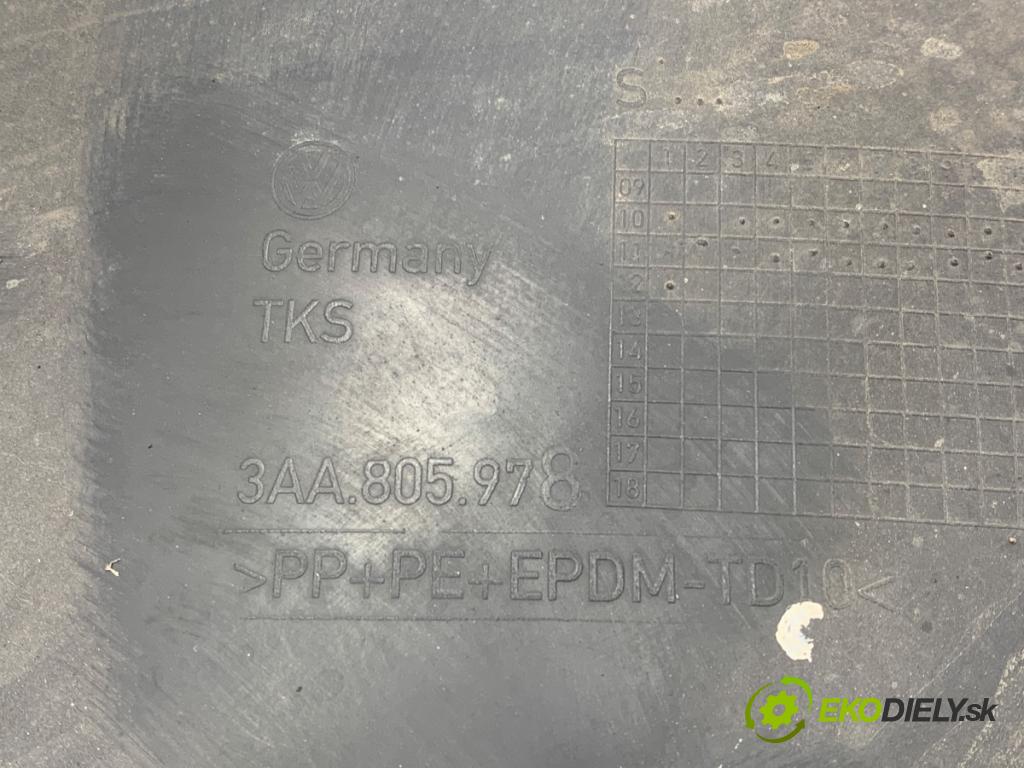 VW PASSAT B7 Kombi 2012 103 kW 2.0 TDI 1968 podblatník pravý přední část 3AA805978