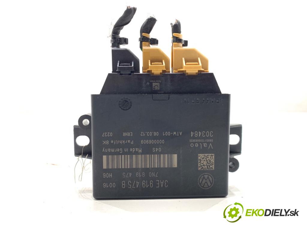 VW PASSAT B7 Kombi 2012 103 kW 2.0 TDI 1968 Modul PDC 3AE919475B (Riadiaca jednotka ostatné)