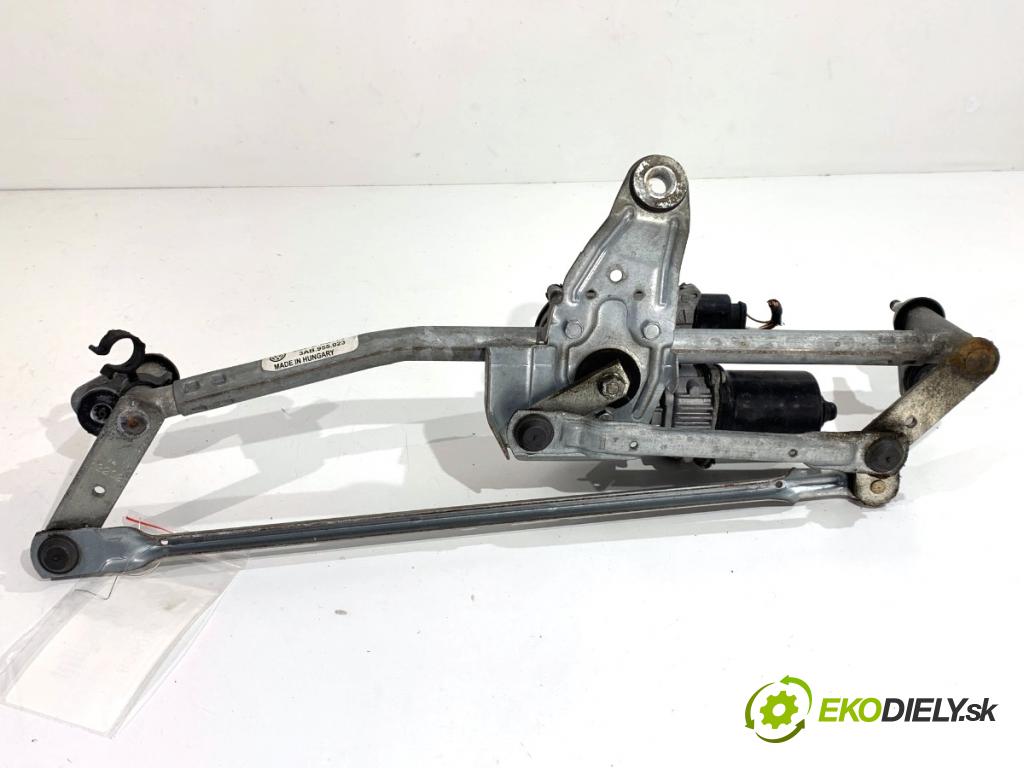 VW PASSAT B7 Kombi 2012 103 kW 2.0 TDI 1968 Mechanizmus stieračov predný 3AB955023 (Motorček stieračov predný)