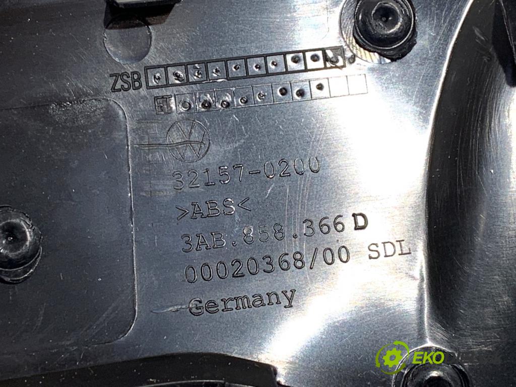 VW PASSAT B7 Kombi 2012 103 kW 2.0 TDI 1968 lišty kryt 3AB858366D (Lišta)