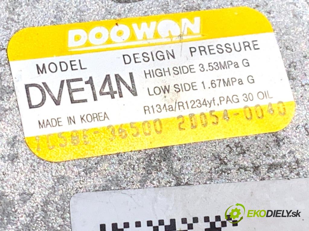 HYUNDAI KONA SUV 2022 88 kW 1.0 T-GDi 998 Kompresor klimatizácie DVE14N (Kompresor klimatizácie)