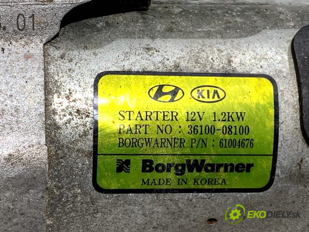 HYUNDAI KONA SUV 2022 88 kW 1.0 T-GDi 998 startér 36100-08100 (Startér)