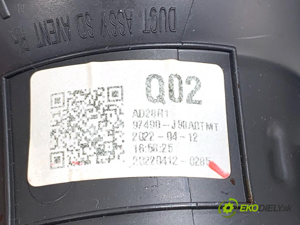 HYUNDAI KONA SUV 2022 88 kW 1.0 T-GDi 998 Mriežky kúrenia pravy predný 97490-J9AA0