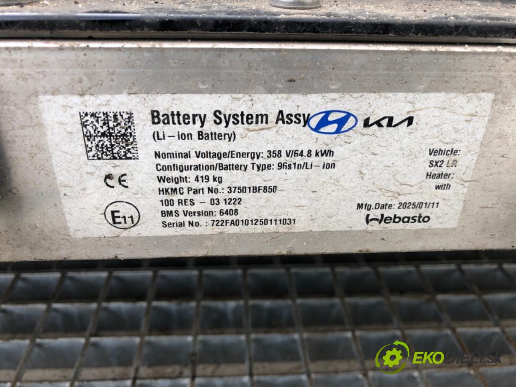 HYUNDAI KONA (SX2) 2025 150 kW EV (n/d ccm / 150 kW / 204 KM) 0 BATERIA HYBRYDA 37501BF850