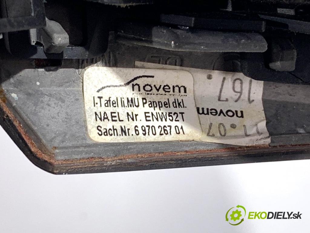 BMW E61 Kombi 2007 130 kW 525 d 2497 lišty kryt 6970268 6970267 (Lišta)