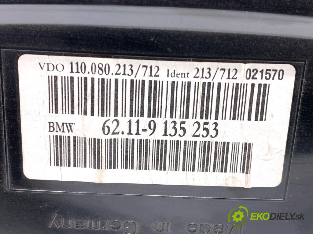 BMW E61 Kombi 2007 130 kW 525 d 2497 Prístrojovka 9135253 (Prístrojová doska)